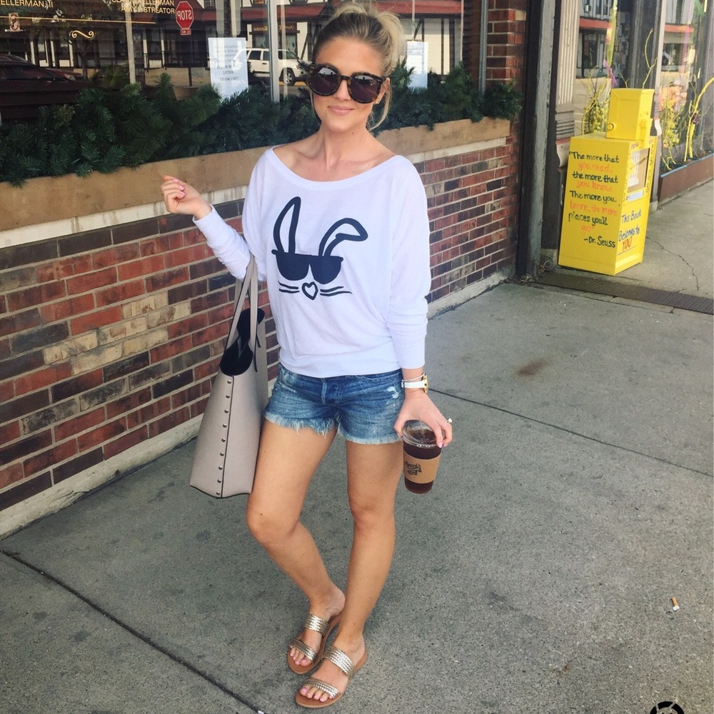 Long Sleeve Bunny Tee